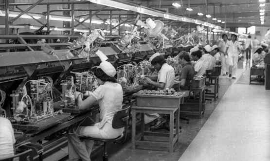 exemplificação da produção em um sistema taylorista