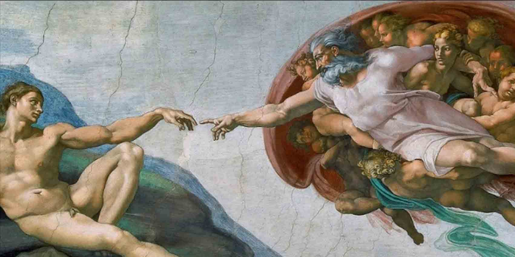 Michelangelo as pinturas na Capela Sistina em Roma