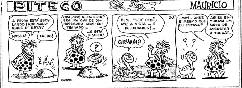 Primeira aparição de Horácio e Piteco juntos
