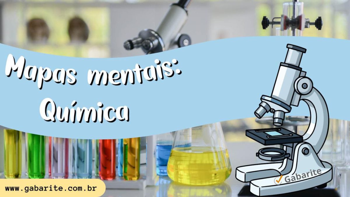 Capa - Química - 60 Mapas Mentais para Concursos