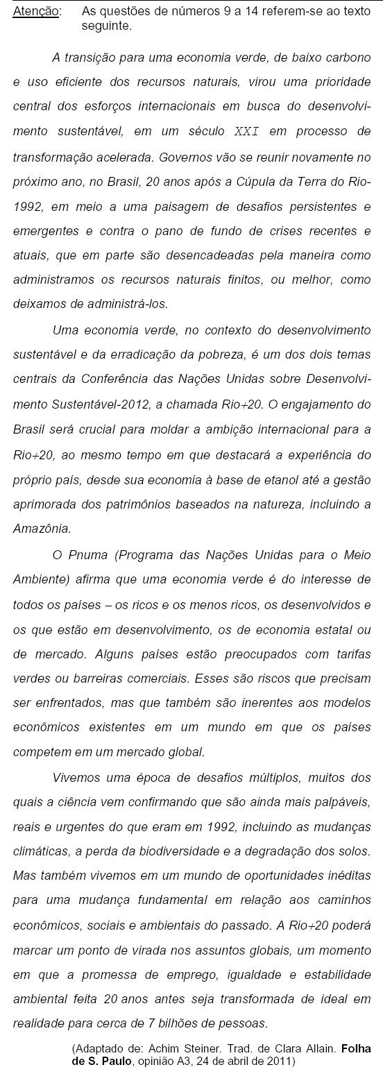 Técnico em Gestão Previdenciária - Português - SPPREV 2011