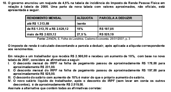 tabela de incidência de imposto de renda de 2006