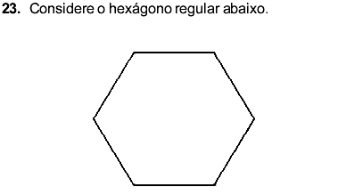 Questão de Hexágono - Prova Correios