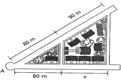 comprimento do quarteirão - simulado teorema de tales
