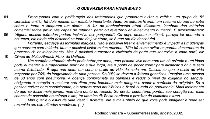 Texto prova Guarda Municipal - Fortaleza CE - Português